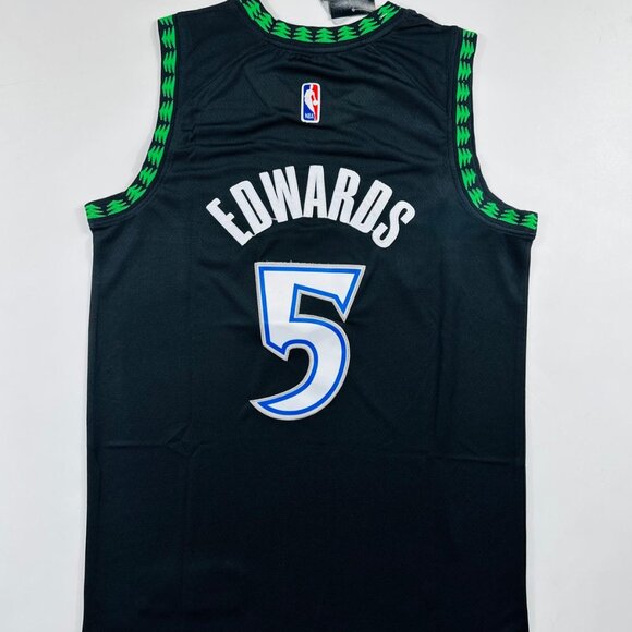 Nike Anthony Edwards #5 Minnesota Timberwolves Jersey Vintage Retro All Sizes - Picture 3 of 6